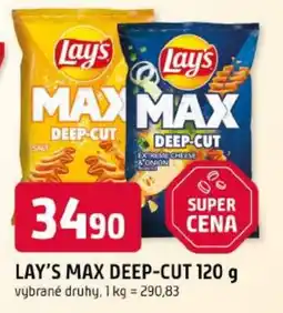 Trefa Lay's max deep-cut nabídka
