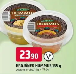 Trefa Krajánek hummus nabídka