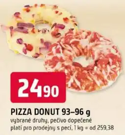 Trefa Pizza donut nabídka