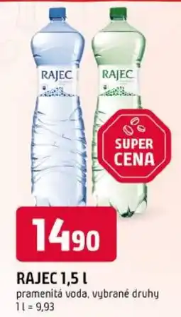 Trefa Rajec pramenitá voda nabídka