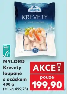 Kaufland Mylord krevety loupané s ocáskem nabídka