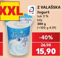 Kaufland Valaška jogurt bílý nabídka