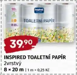 Terno Inspired toaletní papír nabídka