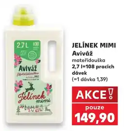 Kaufland Jelínek Mimi Aviváž mateřídouška nabídka