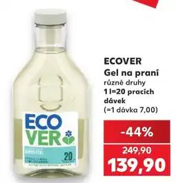 Kaufland Ecover gel na praní nabídka