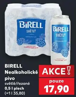 Kaufland Birell nealkoholické pivo světlé/řezané nabídka