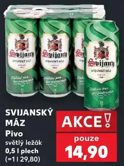 Kaufland Svijany světlý ležák nabídka