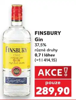 Kaufland Finsbury gin nabídka
