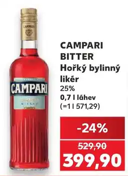 Kaufland Campari bitter nabídka