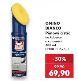 Kaufland Omino bianco pěnový čistič na koberce a čalounění nabídka