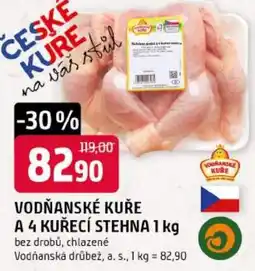Trefa Vodňanské kuře a 4 kuřecí stehna nabídka