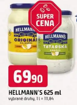 Trefa Hellmann's vybrané druhy nabídka