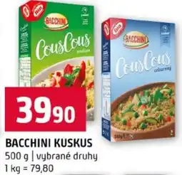 Terno Bacchini kuskus nabídka