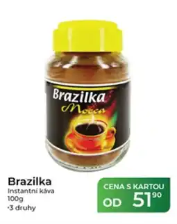 Tamda Foods Brazilka instantní káva nabídka