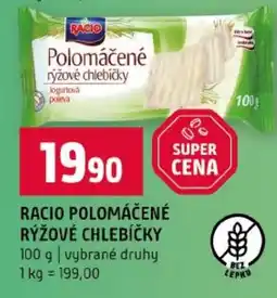 Terno Racio polomáčené rýžové chlebíčky nabídka