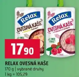 Terno Relax ovesná kaše nabídka