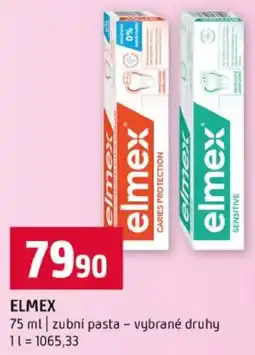 Terno Elmex zubní pasta - vybrané druhy nabídka