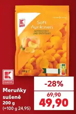 Kaufland K Classic meruňky sušené nabídka