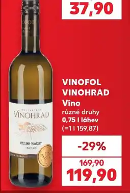 Kaufland VinoFol Vinohrad Víno nabídka