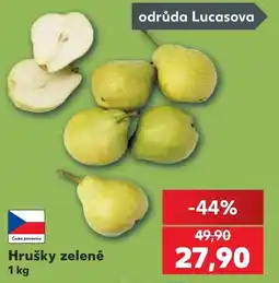 Kaufland Hrušky zelené nabídka