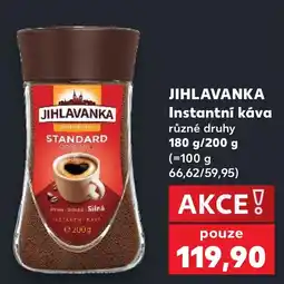 Kaufland Jihlavanka instantní káva nabídka