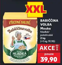 Kaufland Babičina volba mouka hladká/ polohrubá nabídka