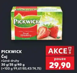 Kaufland Pickwick čaj nabídka