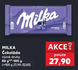 Kaufland Milka čokoláda nabídka