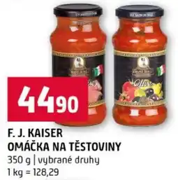 Terno F. J. Kaiser omáčka na těstoviny nabídka