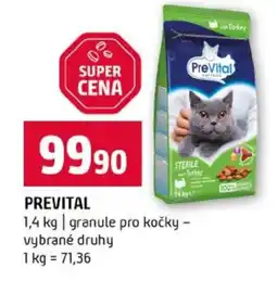 Terno Prevital granule pro kočky - vybrané druhy nabídka