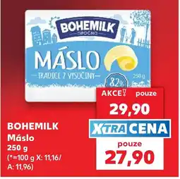 Kaufland Bohemilk Máslo nabídka