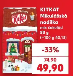 Kaufland KitKat Mikulášská nadílka mix čokolád nabídka