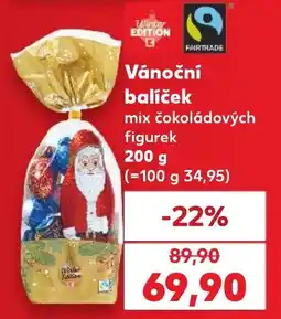 Kaufland Winter Edition Vánoční balíček mix čokoládových figurek nabídka