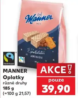 Kaufland Manner Oplatky nabídka