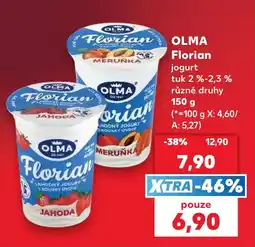 Kaufland Olma florían jogurt nabídka