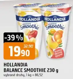 Trefa Hollandia balance smoothie nabídka