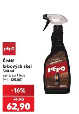 Kaufland Pepo čistič krbových skel nabídka