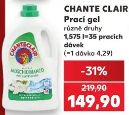 Kaufland Chanteclair prací gel nabídka