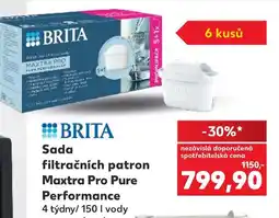 Kaufland Brita sada filtračních patron Maxtra Pro Pure Performance nabídka