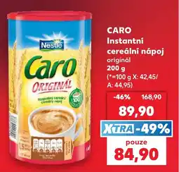 Kaufland Caro instantní cereální nápoj originál nabídka