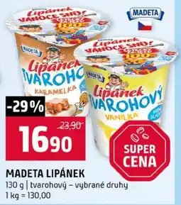 Terno Madeta lipánek tvarohový nabídka