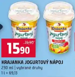 Terno Krajanka jogurtový nápoj nabídka