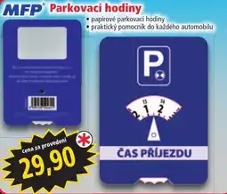 Norma MFP Parkovací hodiny nabídka