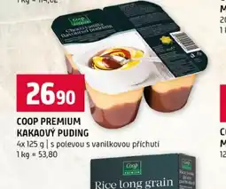 Terno Coop premium kakaový pudíng nabídka