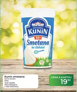 Tamda Foods Kunín smetana nabídka