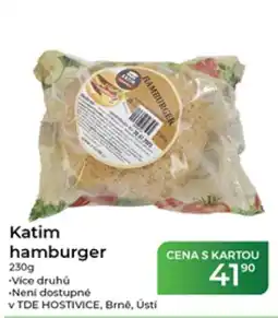 Tamda Foods Katim hamburger nabídka