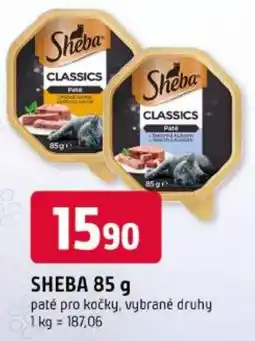 Trefa Sheba paté pro kočky, vybrané druhy nabídka