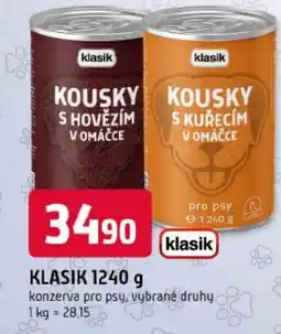 Trefa Klasik kousky s hovězím v omáčce nabídka