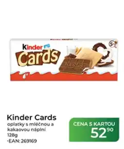Tamda Foods Kinder Cards nabídka