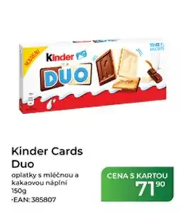 Tamda Foods Kinder Cards Duo nabídka
